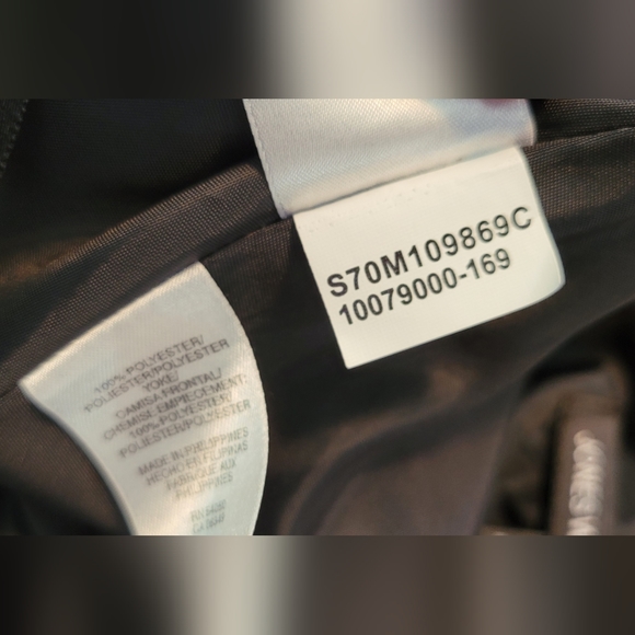 NWT $90 Women's Black Jones Wear Column Dress Size 12 100% Polyester - Picture 7 of 8